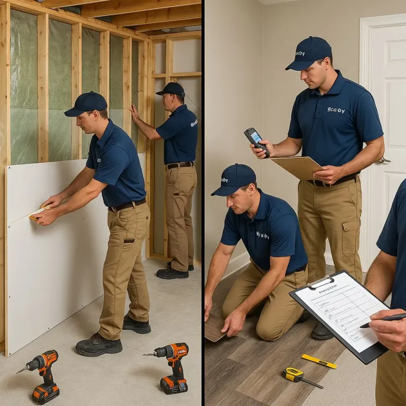 Repairs and Reconstruction process in La Vernia, TX