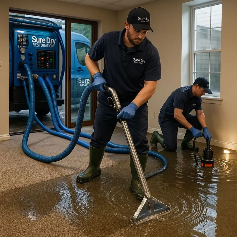Water Extraction and Removal process in La Vernia, TX